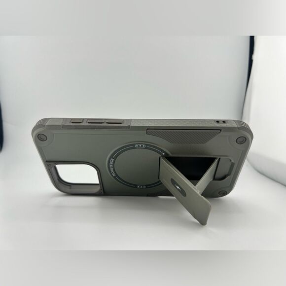 Rugged Armor iPhone 16 Pro Max Case – Heavy Duty with Kickstand & Magnetic Ring - Picture 8 of 9